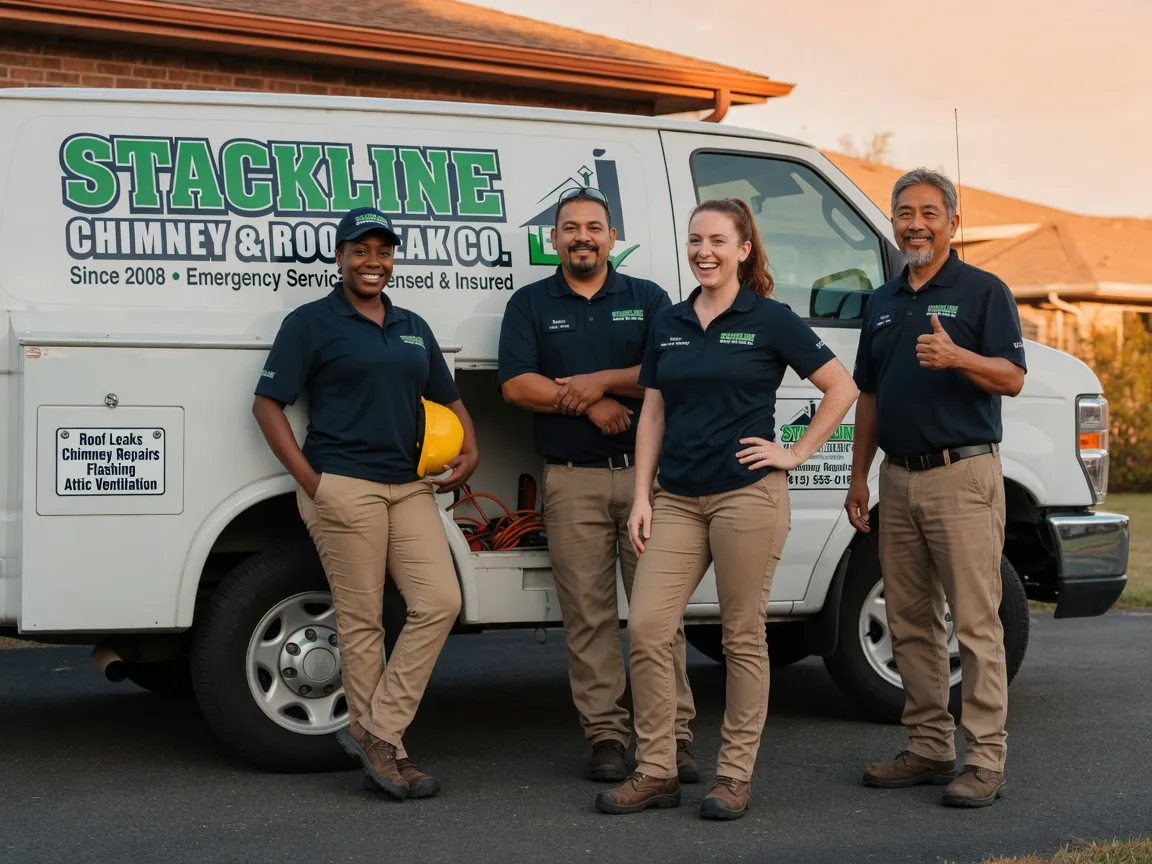 Chimney flashing repair company in Wesley, IA